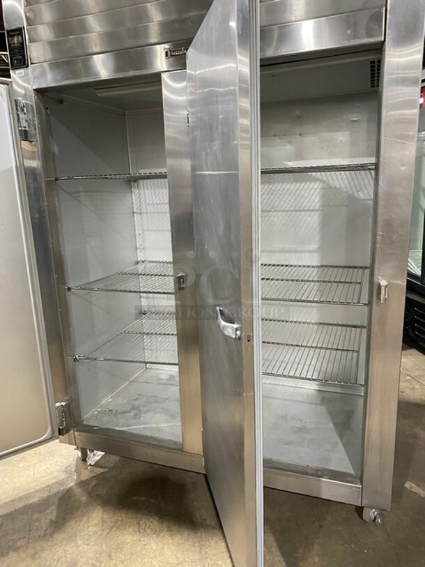 Traulsen Stainless Steel Two Door Reach In Freezer! On Commercial Casters!  Working When Removed! MODEL ALT232WUT SN:227187 208-115V 1PH - Image 5 of 8