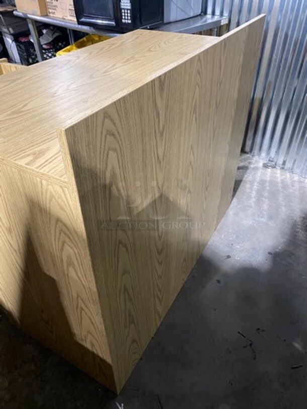 Custom Made Work Top Cabinet! With 2 Drawer And 2 Door Storage Space Underneath! - Image 3 of 8