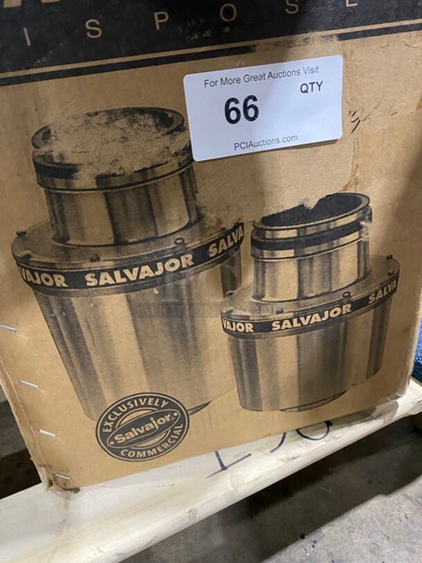 New In Box! Salvajor Heavy Duty Commercial Garbage Disposal! Model 100! With Bracket!  - Image 5 of 5