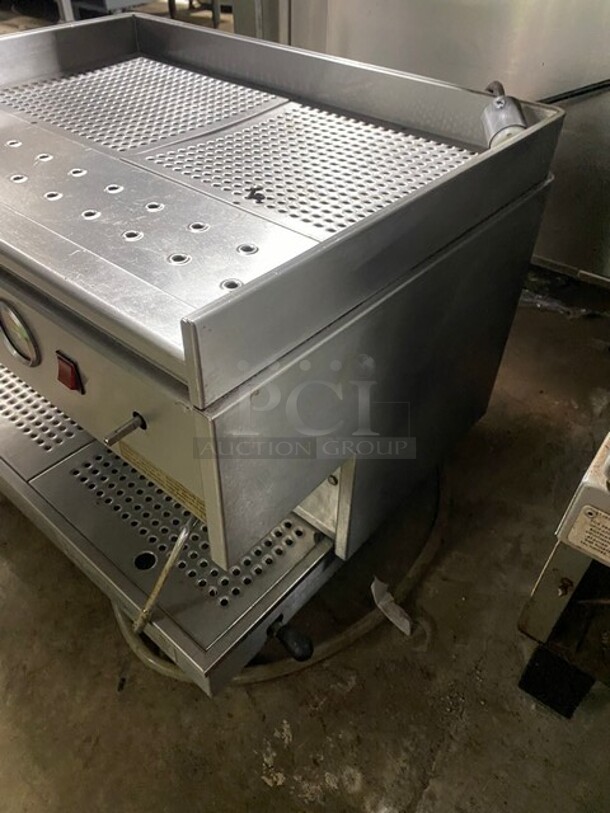 CMA Countertop 2 Group Espresso Machine! All Stainless Steel! Model: AEP2N SN: 99763! 120V! - Image 2 of 10