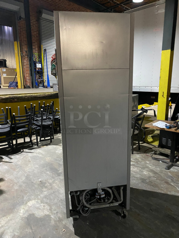 Beverage Air Commercial Single Door Reach In Freezer! All Stainless Steel! On Casters! Model: KF241AS SN: 9031075 115V 60HZ 1 Phase - Image 3 of 9