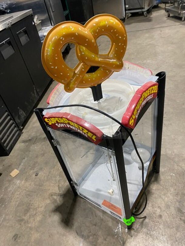 CUTE! J&J Commercial Countertop Pretzel Display Merchandiser! With Metal Pretzel Holder Rack! Model: 2000 - Image 3 of 9