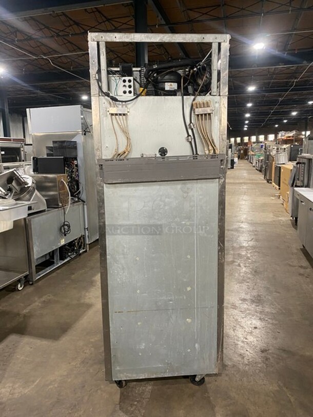 Turbo Air Commercial Single Door Reach In Refrigerator! With Poly Coated Racks! All Stainless Steel! On Casters! Model: M3R241 115V  - Image 3 of 9