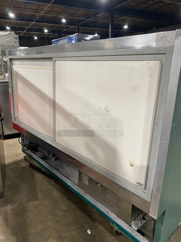 Marc Commercial Combination Dry/Refrigerated Bakery Display Case Merchandiser! With Curved Front Glass! With Sliding Rear Access Doors! Model: SPL77 120V - Image 4 of 8