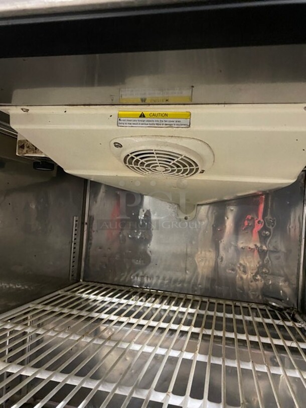 Everest Commercial Single Door Lowboy/ Worktop Cooler! All Stainless Steel! Model: ETBR1 SN: BTBR112100008 115V 60HZ 1 Phase - Image 6 of 8