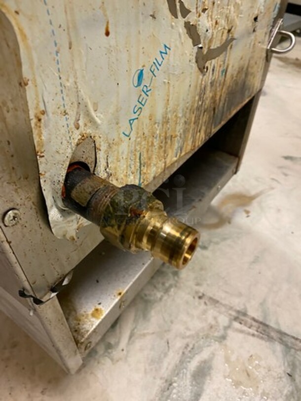 LATE MODEL! 2020 Asber Commercial Gas Powered Single Burner Stock Pot Range! Stainless Steel! On Casters! WORKING WHEN REMOVED! - Image 10 of 10