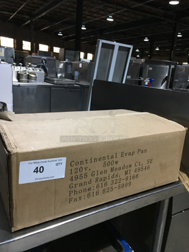 BRAND NEW! IN THE BOX! Stainless Steel Evaporator Tray Pan! 120V 60HZ - Image 1 of 7