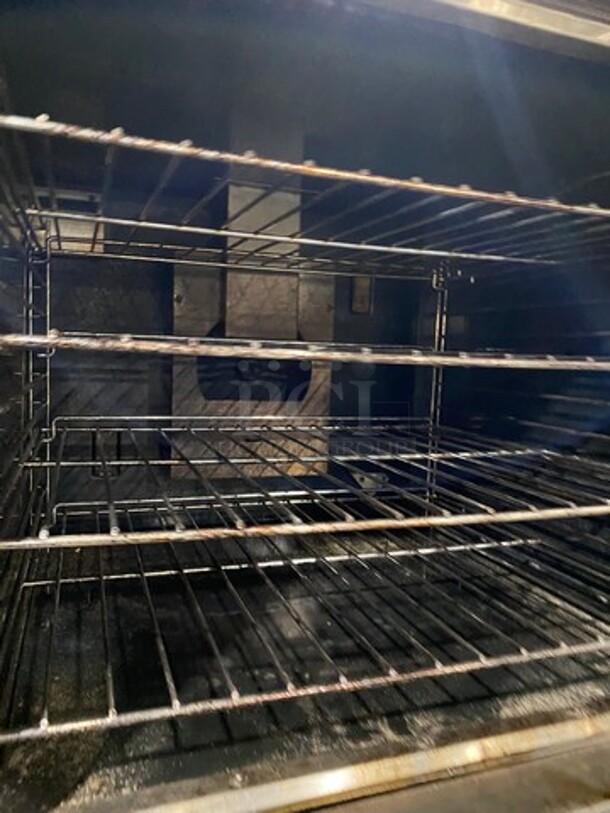 Imperial Commercial Natural Gas Powered Double Deck Convection Oven! With View Through Doors! Metal Oven Racks! All Stainless Steel! 2x Your Bid Makes One Unit! - Image 6 of 9