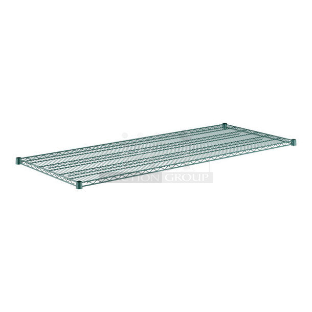 BRAND NEW SCRATCH & DENT! Regency 30" x 72" Green Epoxy Wire Shelf. (2) Boxes. (4) Shelfs In Total. 2x Your Bid.  - Image 1 of 3