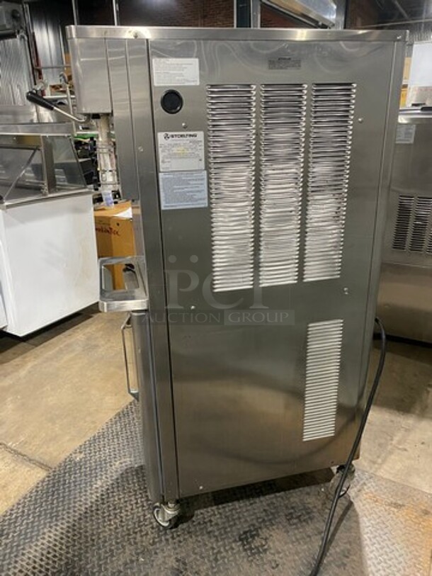 Stoelting Commercial 2 Flavor Soft Serve Ice Cream/Yogurt Machine! All Stainless Steel! Model O431109I2FR Serial 5002708K! 208/240V 3Phase! On Casters!  - Image 2 of 9
