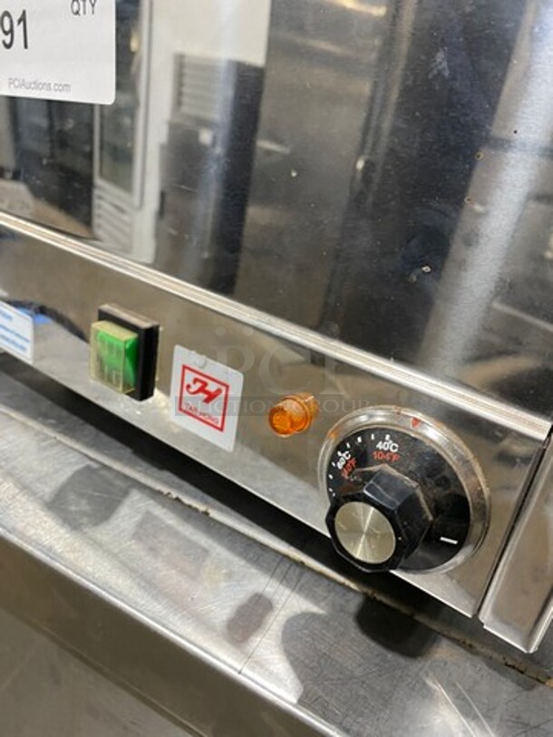Thunder Group Commercial Countertop Single Well Food Warmer! All Stainless Steel! Model: SEJ80000 SN: 802764 120V - Image 6 of 7