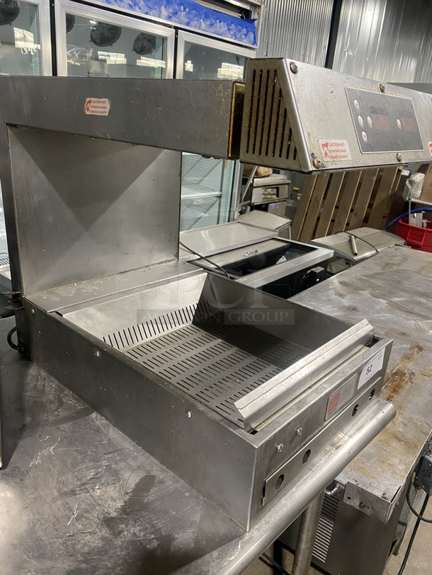 Marshall Countertop All Stainles Steel Crisp-N-Hold Dump Station! Model RR5-18 Serial 1019H 59876! 120V1 Phase! Working When Removed!  - Image 4 of 6