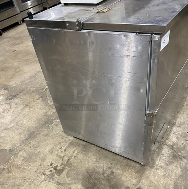 Beverage Air Single Side Access Milk Cooler! Stainless Steel! On Casters! Model: SM49N SN:5002900 115V 1PH - Image 2 of 7