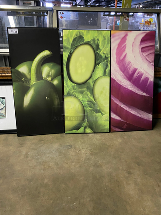 Wall Mount Restaurant Decor! 3x Your Bid! - Image 1 of 5