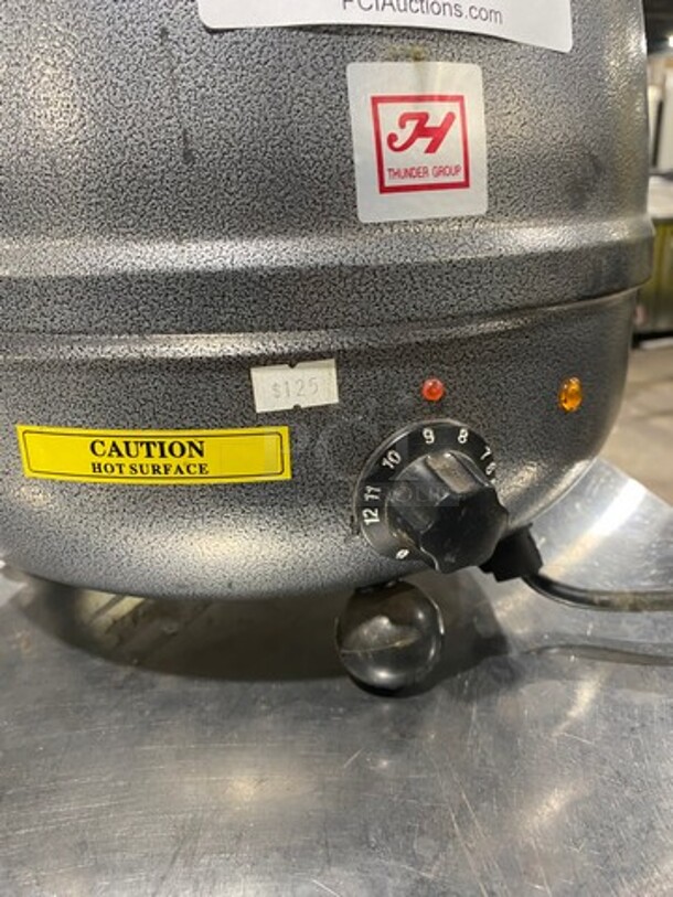 Thunder Group Commercial Countertop Food Warmer Soup Kettle! Model: SEJ31000G SN: 103950750 120V - Image 5 of 7