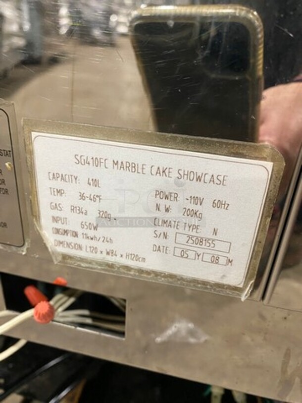Ludlow Refrigerated Bakery Display Merchandiser! MODEL SG410FC SN:2508155 110V - Image 7 of 8
