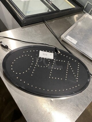 Light Up Open Sign!