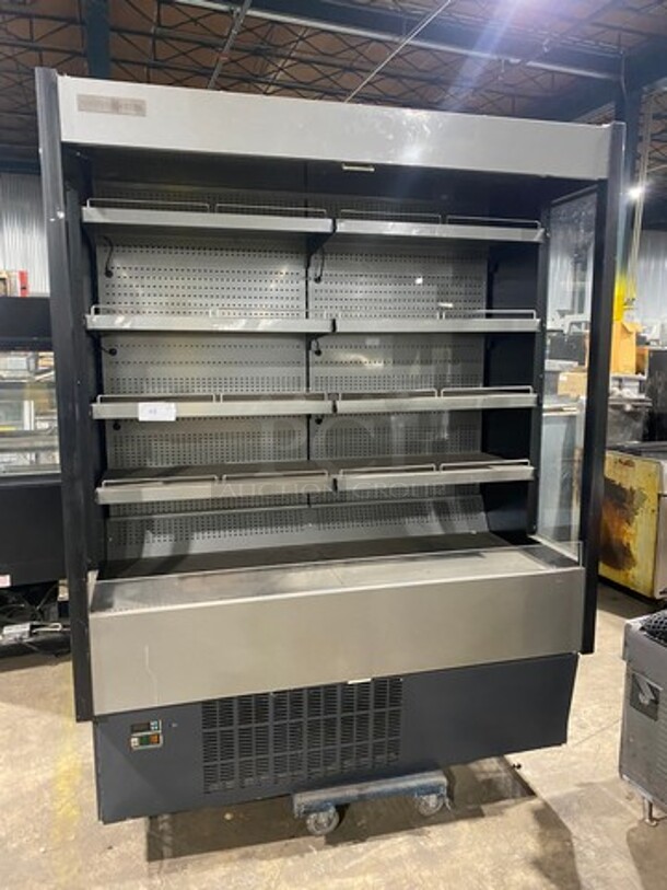 2017 Hydra Kool Commercial Refrigerated Open Grab-N-Go Display Case! Solid Stainless Steel! Model: KGHOF60SA SN: 1740012 120/230V 60HZ 1 Phase