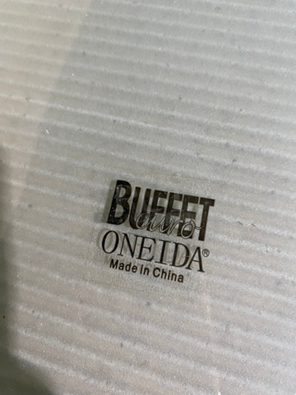 UNIQUE! NEW! IN THE BOX! Buffet Oneida Commercial Display Glass Platter! - Image 5 of 5
