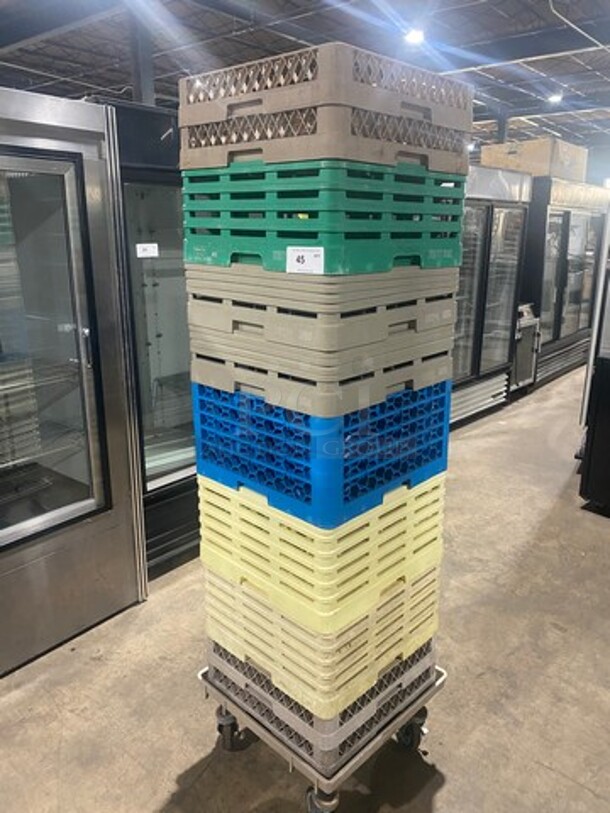 ALL ONE MONEY! Assorted Style And Color Poly Cup Crates! On Dolly! - Image 2 of 10