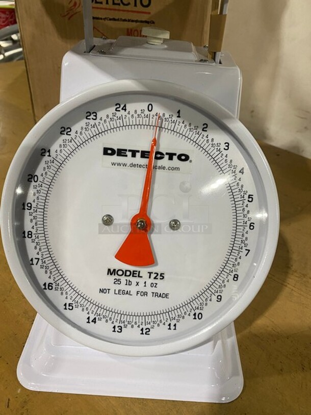 Detecto 25LB Mechanical Portion Control Dial Scale! MODEL T25 - Image 8 of 8
