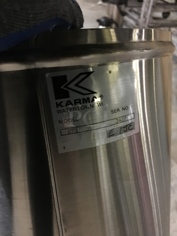 Karma Commercial Countertop Tea Master! All Stainless Steel! Model: 875 SN: 3427 - Image 6 of 6