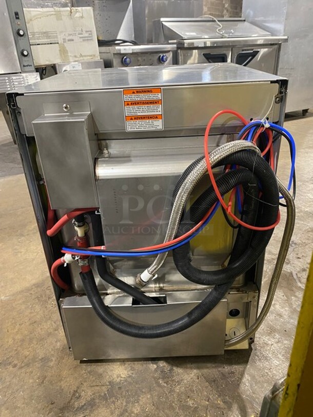 Sweet! LATE MODEL Hobart Commercial Under The Counter Dishwasher! With Dish Rack! All Stainless Steel! Model LXER Serial 231186908! 120/208-240V 1Phase! - Image 3 of 10