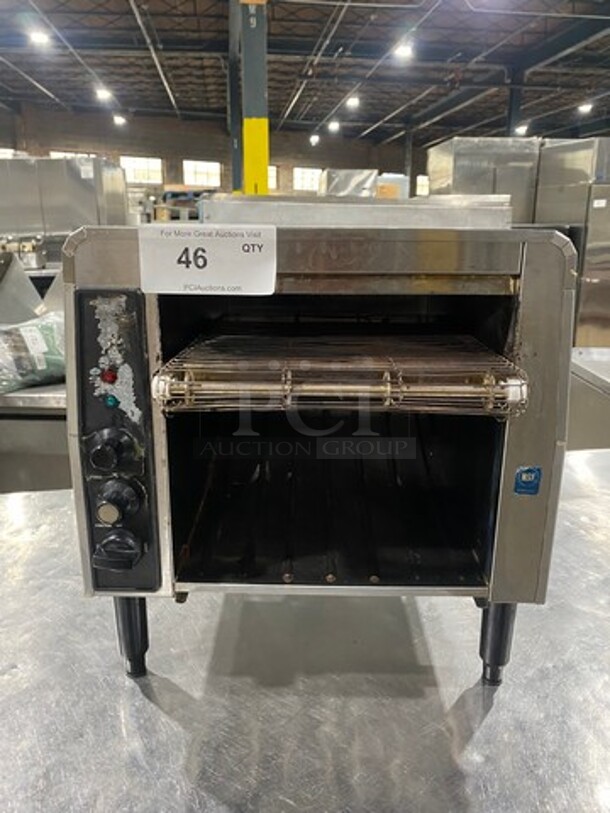 Waring Commercial Countertop Conveyor Toaster Oven! All Stainless Steel! On Legs! Model: CTS1000B 120V 60HZ 1 Phase - Image 1 of 8