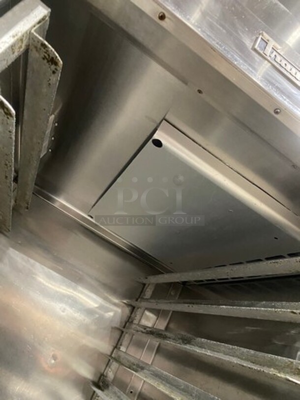Traulsen Commercial Single Door Reach In Cooler! All Stainless Steel! On Legs! Model: RHT132WUT033 SN: T447620C99! 115V 60HZ 1 Phase! Working When Removed! 
 - Image 6 of 9