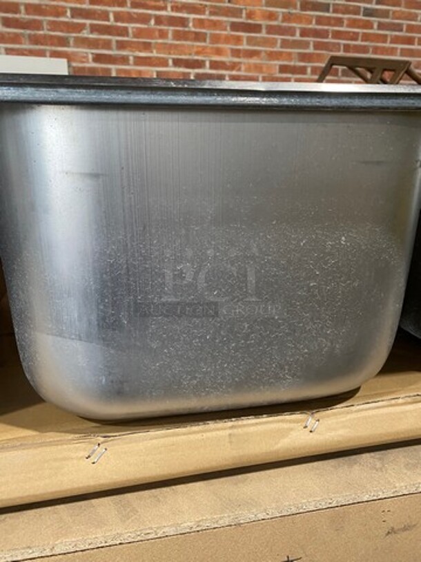 Commercial 3 Compartment Dish Washing Drop In Sink! All Stainless Steel! - Image 6 of 6