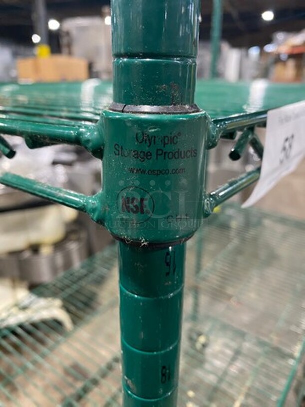 Metro 3 Tier Shelf! On Casters! BUYER MUST DISMANTLE! PCI CANNOT DISMANTLE FOR SHIPPING! PLEASE CONSIDER FREIGHT CHARGES! - Image 8 of 8