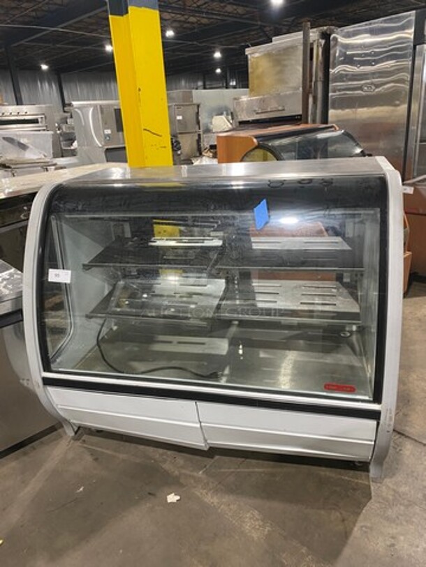 Torrey Commercial Refrigerated Deli/Bakery Display Case Merchandiser! With Curved Front Glass! With Rear Access Doors! Model: TEM150LUL SN: B13000203 - Image 1 of 9