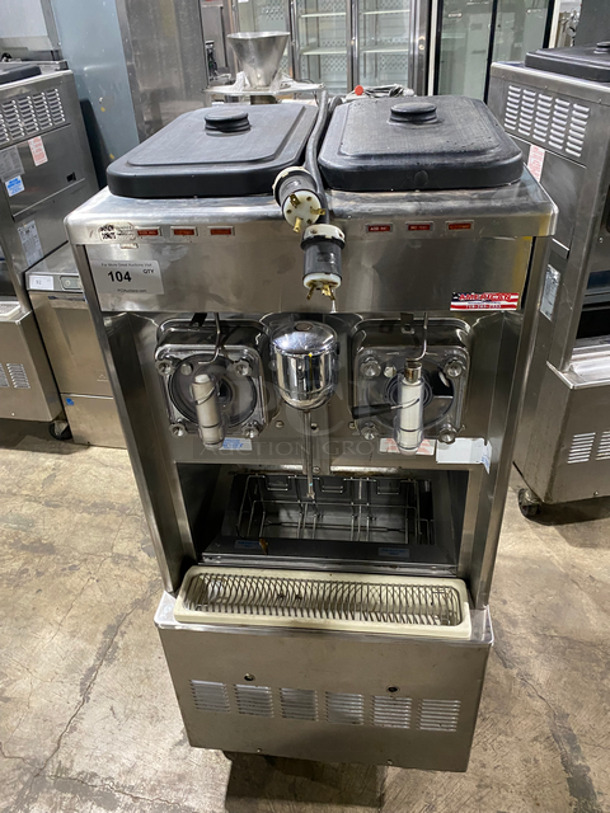 Taylor Commercial 2 Flavor Frosty/ Slushie Making Machine! With Milkshake Mixing Attachment! All Stainless Steel! On Casters!