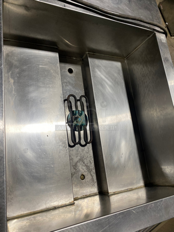 Commercial Single Bay Steam Table! With Right Side Work Top! With Storage Space Underneath! Solid Stainless Steel! On Casters! - Image 5 of 8