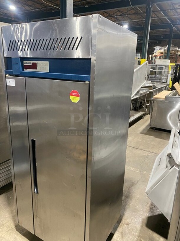 Williams Floor Style Stainless Steel Blast Chiller! On Commercial Casters! MODEL HS15BC SN:195209 208V 1PH - Image 2 of 11