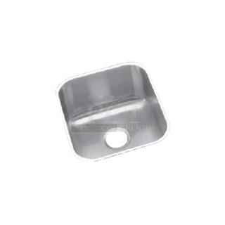 BRAND NEW SCRATCH AND DENT! Elkay Revere RCFU1618 16″ X 18″ Stainless Steel Single Bay Drop In Sink. Stock Picture Used For Gallery Picture.