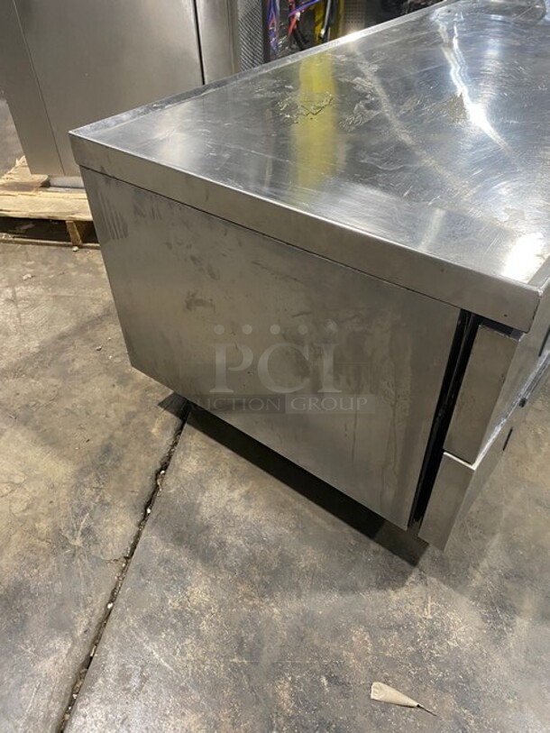 True Commercial Refrigerated 4 Drawer Chef Base! All Stainless Steel! On Casters! Model TRCB-79 Serial 13349838! 115V 1 Phase! - Image 2 of 7