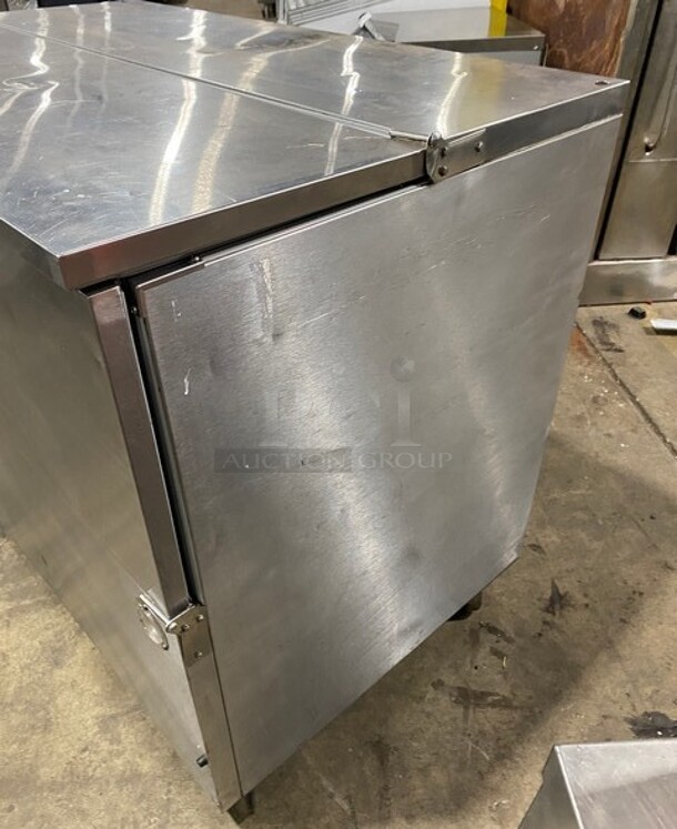 Beverage Air Single Side Access Milk Cooler! Stainless Steel! On Casters! Model: SM49N SN: 7510636 115V 60HZ 1 Phase - Image 2 of 7