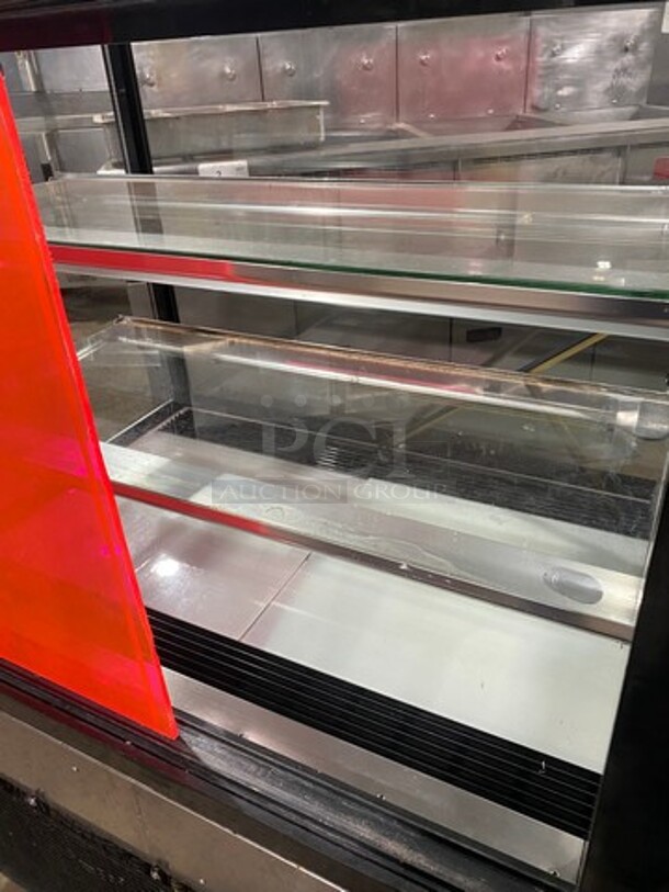 EQ Kitchen Line Commercial Refrigerated Bakery Display Case Merchandiser! With Straight Front Glass! With Sliding Rear Access Doors! Stainless Steel Body! Model: ARC270Z 110V - Image 5 of 12