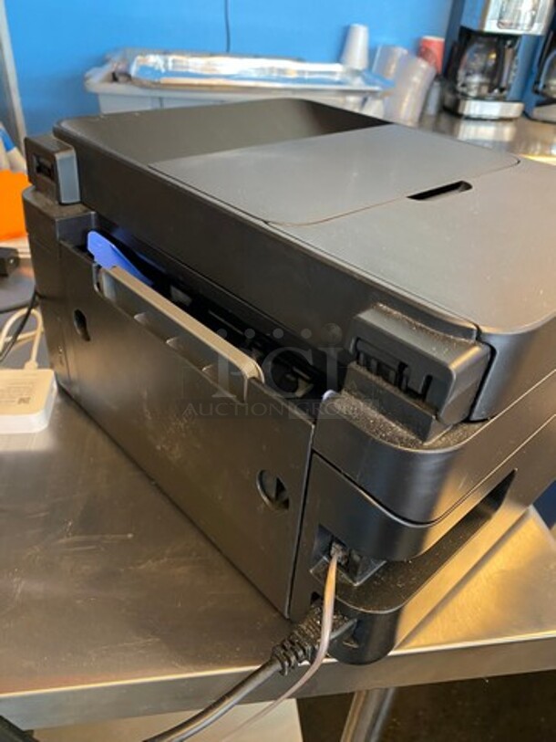 Epson Countertop Printer/ Scanner/ Fax/ Copy Machine! WORKING WHEN REMOVED! Model: C614A SN: X6AT232870 - Image 4 of 9