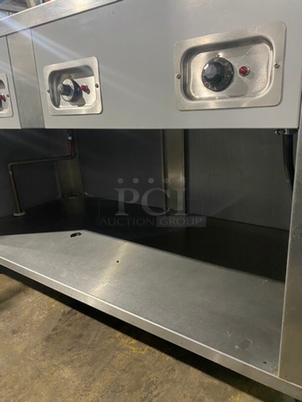 Seco Commercial Electric Powered 4 Well Steam Table! With Storage Space Underneath! All Stainless Steel! Model 4MF Serial 598! 208V 1Phase! On Casters! - Image 8 of 11