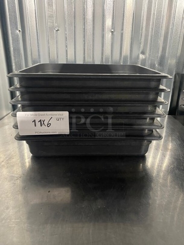 Cambro 1/2 Drop In Pans! 6 X Your Bid!