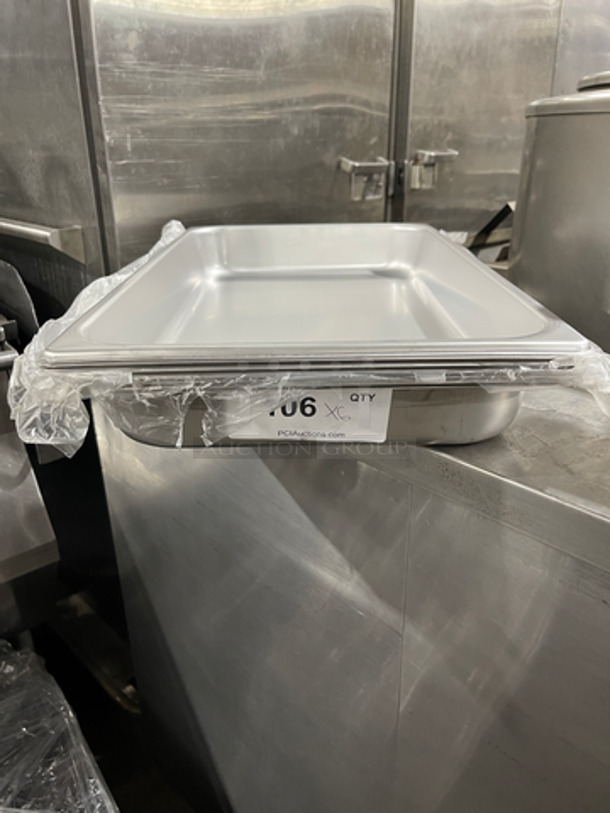 NEW! Stainless Steel Steam Table/ Prep Table Food Pan! 6x Your Bid!