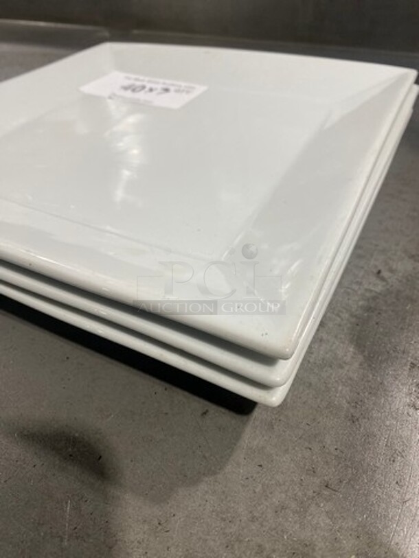 Squar Food Serving Plates! 3 x Your Bid! - Image 2 of 5