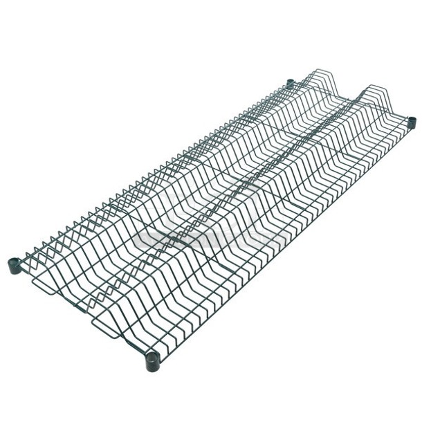 BRAND NEW SCRATCH & DENT! Regency 460EG2460DR1 24" x 60" Green Epoxy Wire Drying Rack Shelf - 1 1/4" Slots. Box is damaged. 2x Your Bid - Image 1 of 3