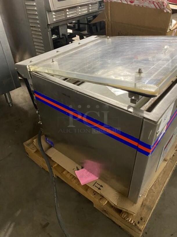 Sipromac Commercial Countertop Vacuum Sealer! Stainless Steel Body! Model: 350 SN: 00846 110V 60HZ 1 Phase - Image 3 of 8