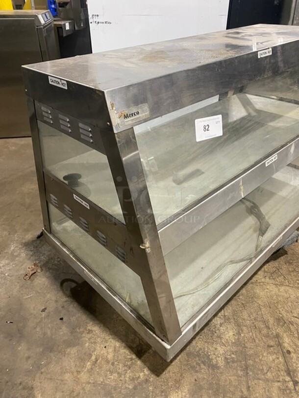 Merco Commercial Countertop Food Warming Display Case! All Stainless Steel Body!  - Image 2 of 7