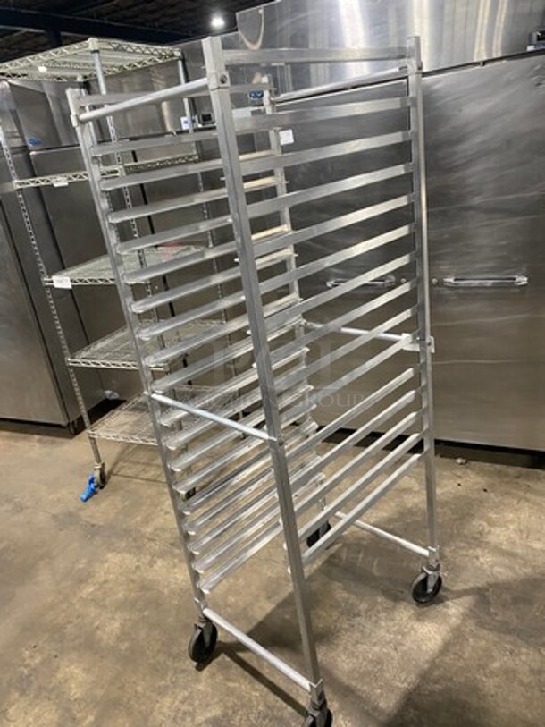 Metal Commercial Pan Transport Rack! On Casters! - Image 5 of 6