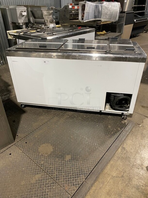 Cnelson All Stainless Steel Commercial Ice Cream Dipping Cabinet With Solid lids! MODEL BD10-RI SERIES 115V - Image 1 of 9