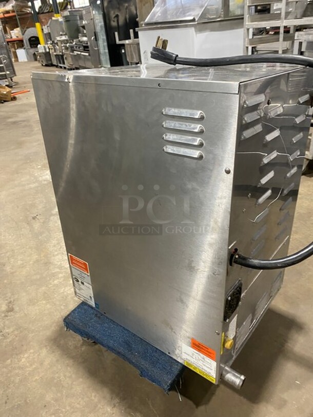 LoLo Commercial Electric Powered Countertop Steamer! All Stainless Steel! With Built In Pan Holding Racks! 208/240V 3/1 Phase! Model: ST-6E SN: J141719-1-1! - Image 4 of 8